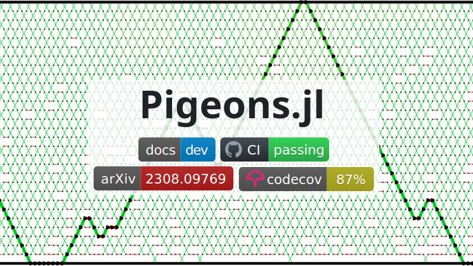 Pigeons.jl logo.